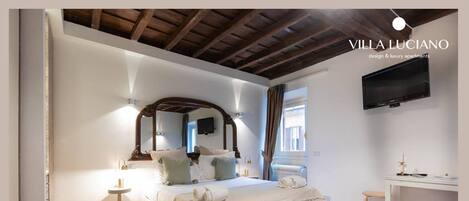 Studio – design, byutsikt | Sengetøy av topp kvalitet, minibar, lydisolert og strykejern/-brett