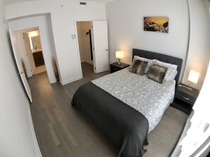 2 bedrooms, WiFi, bed sheets, wheelchair access
