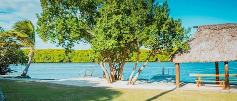 Blackout drapes, bed sheets