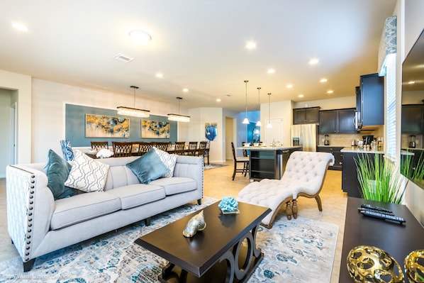 House, Multiple Beds | Living area