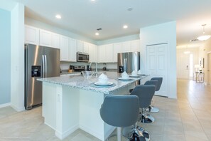 House, Multiple Beds | Private kitchen
