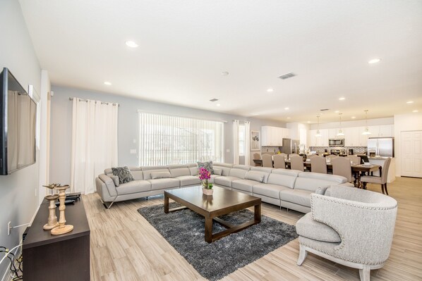 House, Multiple Beds | Living area