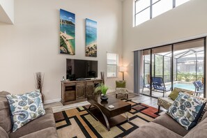 Casa, 5 habitaciones | Área de sala de estar