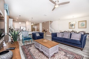 House, Multiple Beds | Living area