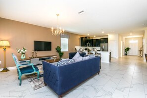 House, Multiple Beds | Living area | LED TV, video-game console