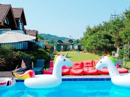 Seasonal outdoor pool