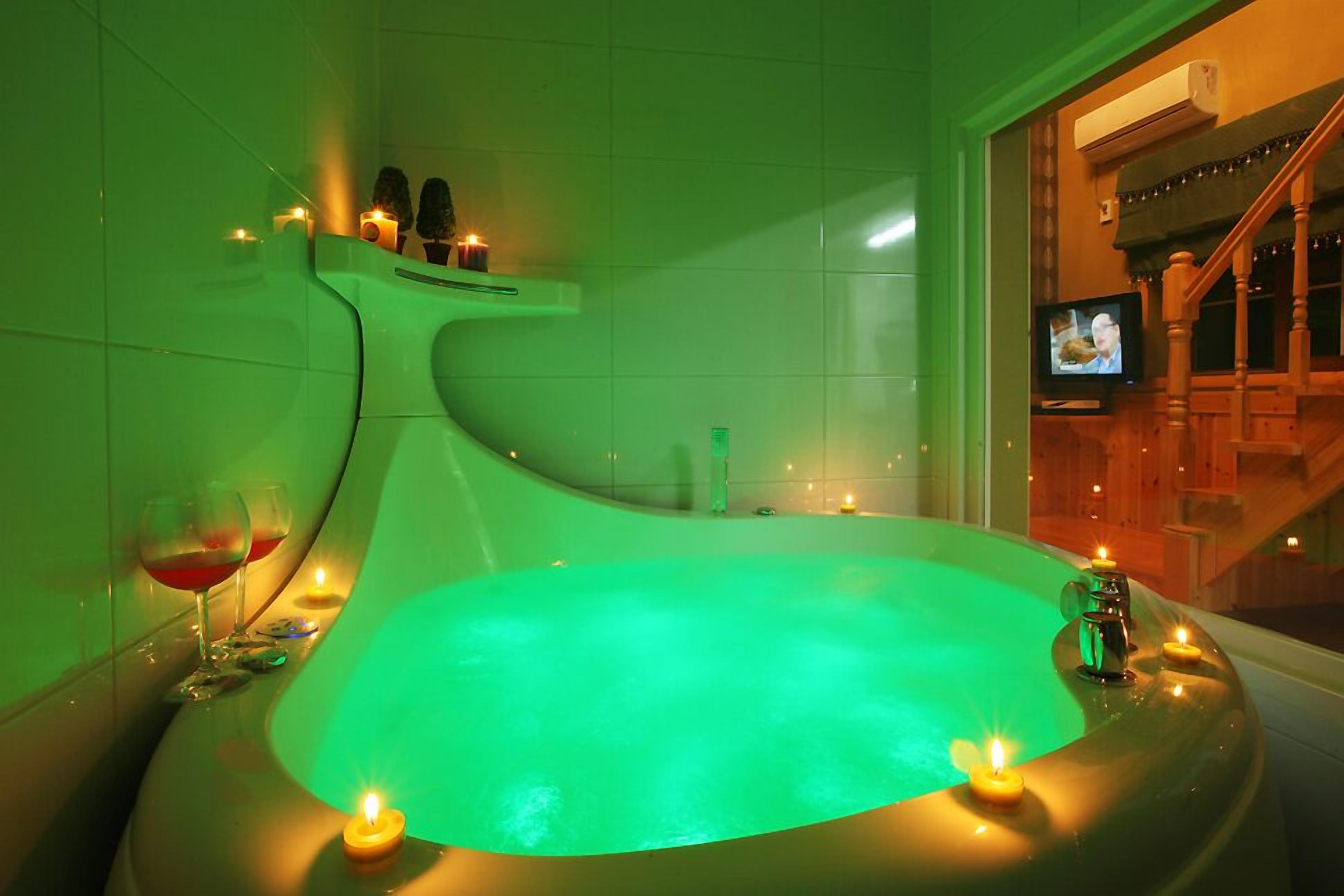 Duplex, banheira de hidromassagem (17 PY Bubble Spa Room) | Banheira de hidromassagem