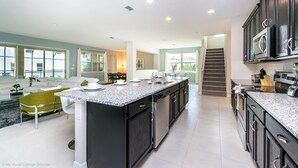 House, Multiple Beds | Private kitchen