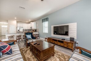House, Multiple Beds | Living area