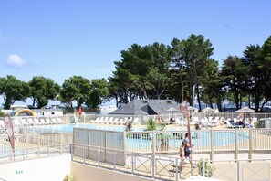 Piscine couverte, piscine extérieure
