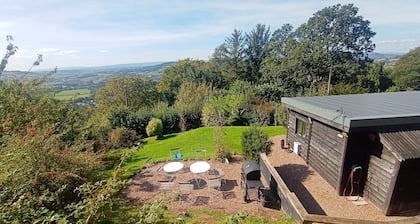 Beautifully converted stone barn with lovely views of the Welsh Borders