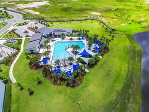 Vista para o resort