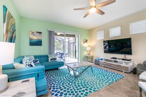 Ferienhaus, 5 Schlafzimmer | Wohnzimmer