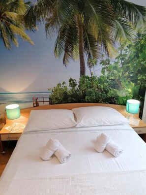 2 Schlafzimmer, Schreibtisch, Bügeleisen/Bügelbrett, kostenloses WLAN