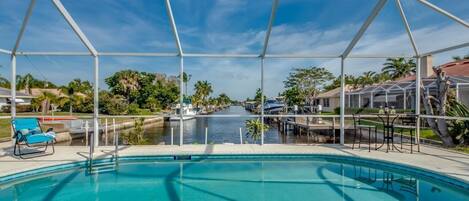 Una piscina climatizada