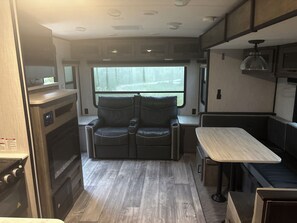 Interior - The Creek site- Paradise, Beautiful, private RV for rent in a perfect location! (Steinhatchee)