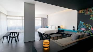 Studio 55 | 1 quarto, cofres nos quartos, escrivaninha, cortinas blackout