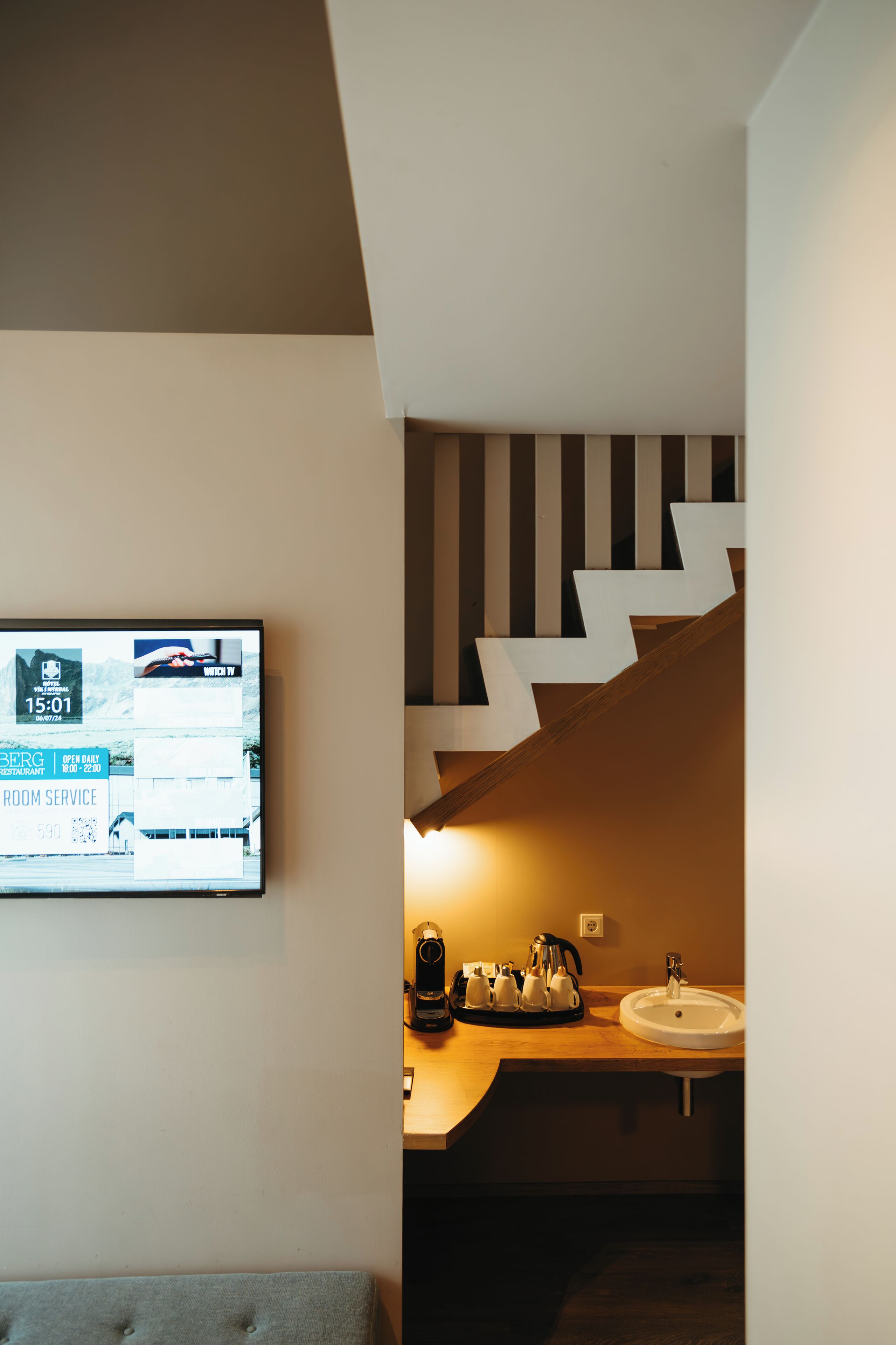 family room | 1 bedroom, desk, laptop workspace, blackout curtains