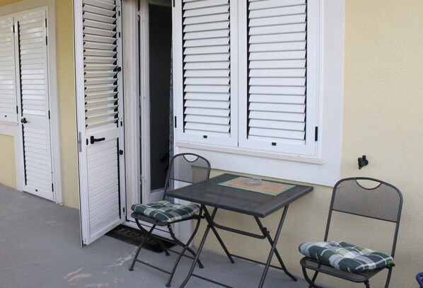 Appartement, vue mer | Terrasse/Patio