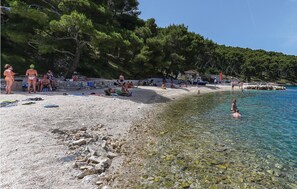 Vlak bij het strand