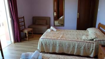 Desk, blackout drapes, free cribs/infant beds, rollaway beds