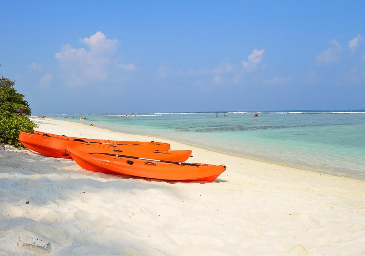 beach nearby, white sand