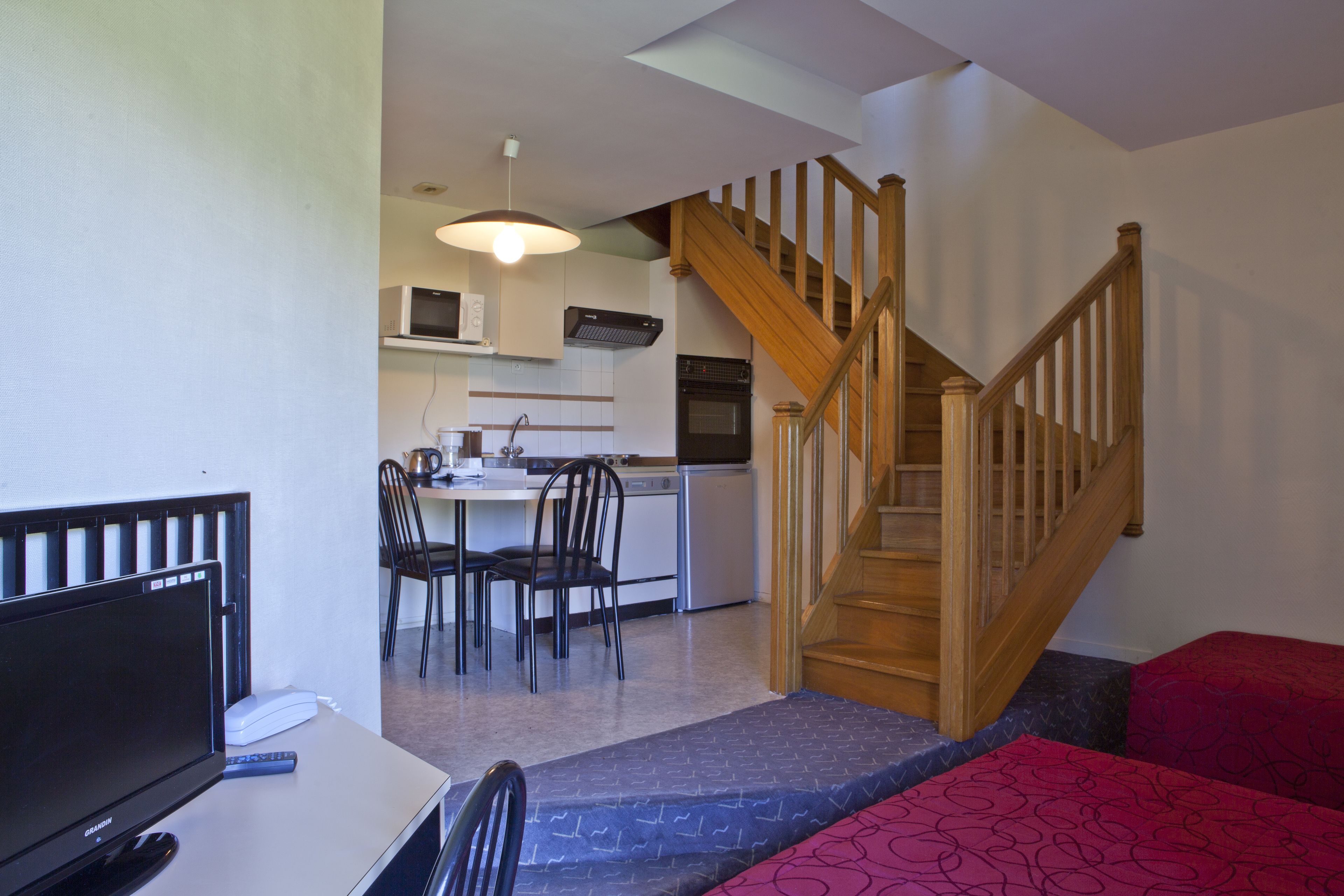 apartment, annex building | living area | flat-screen tv