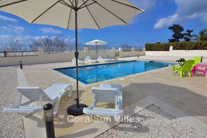 Outdoor pool - Sea Front Position, Great Villa, Large Pool & Garden, Peaceful area Polis Paphos (Argaka Polis Paphos)