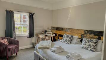 Individually decorated, individually furnished, iron/ironing board