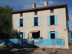 Fassade der Unterkunft