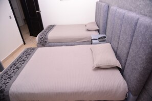 Premium bedding, minibar, free WiFi, bed sheets - Sourebou Chez Appart Hotel Founty Beach (Agadir)