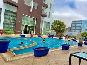 Outdoor pool - Sourebou Chez Appart Hotel Founty Beach (Agadir)