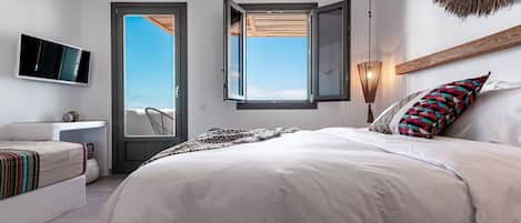 Suite, Meerblick | 1 Schlafzimmer, hochwertige Bettwaren, Minibar, Zimmersafe