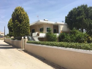 Majoituspaikan julkisivu