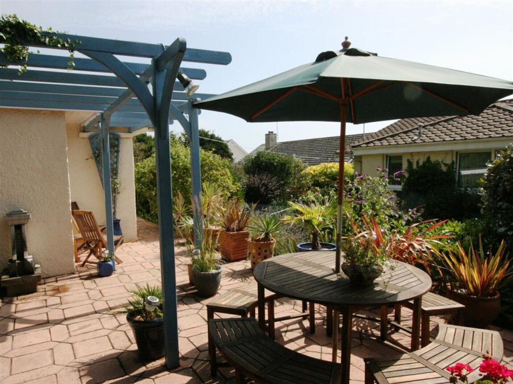 Patio area at Anchors Away 
