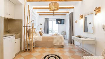 Superior Garden & Sea View Apartment | Premium bedding, Select Comfort beds, in-room safe, desk
