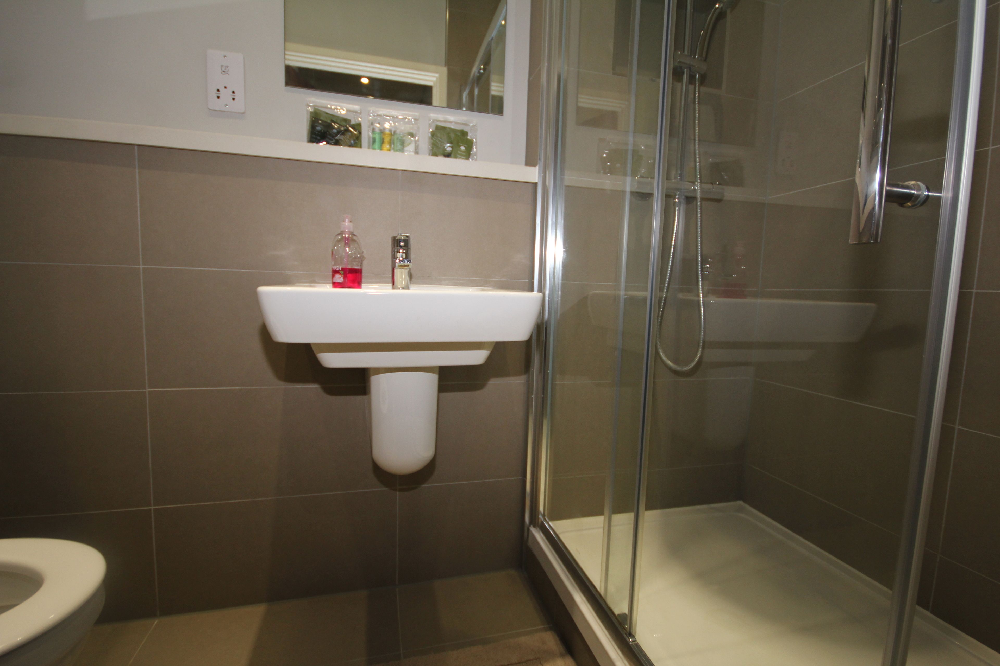 Exclusive Apartment, Multiple Beds, City View | Bathroom | Shower, free toiletries, hair dryer, towels
