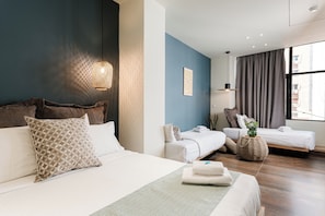 Superior Suite, City View | 1 bedroom, premium bedding, in-room safe, soundproofing - Ciel Living Athens (Athens)