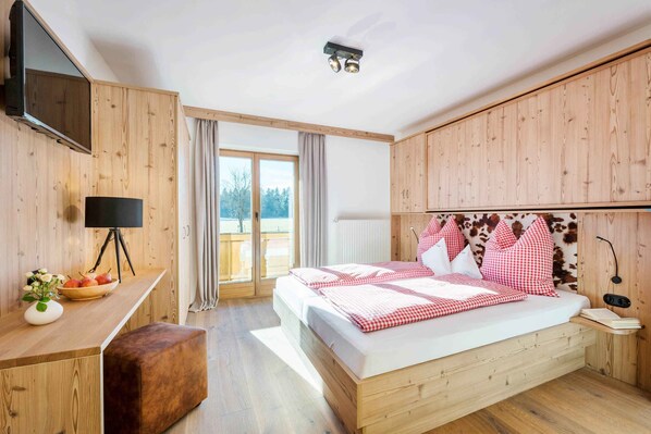 Departamento exclusivo, varias camas, vista a la montaña (Wallberg) | Ropa de cama de alta calidad y minibar 