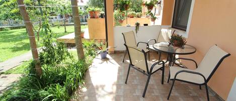 Appartement, 1 slaapkamer, terras | Terras