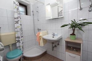 Studio, Terrace | Bathroom - Apartments Rosanna (Rovinj)