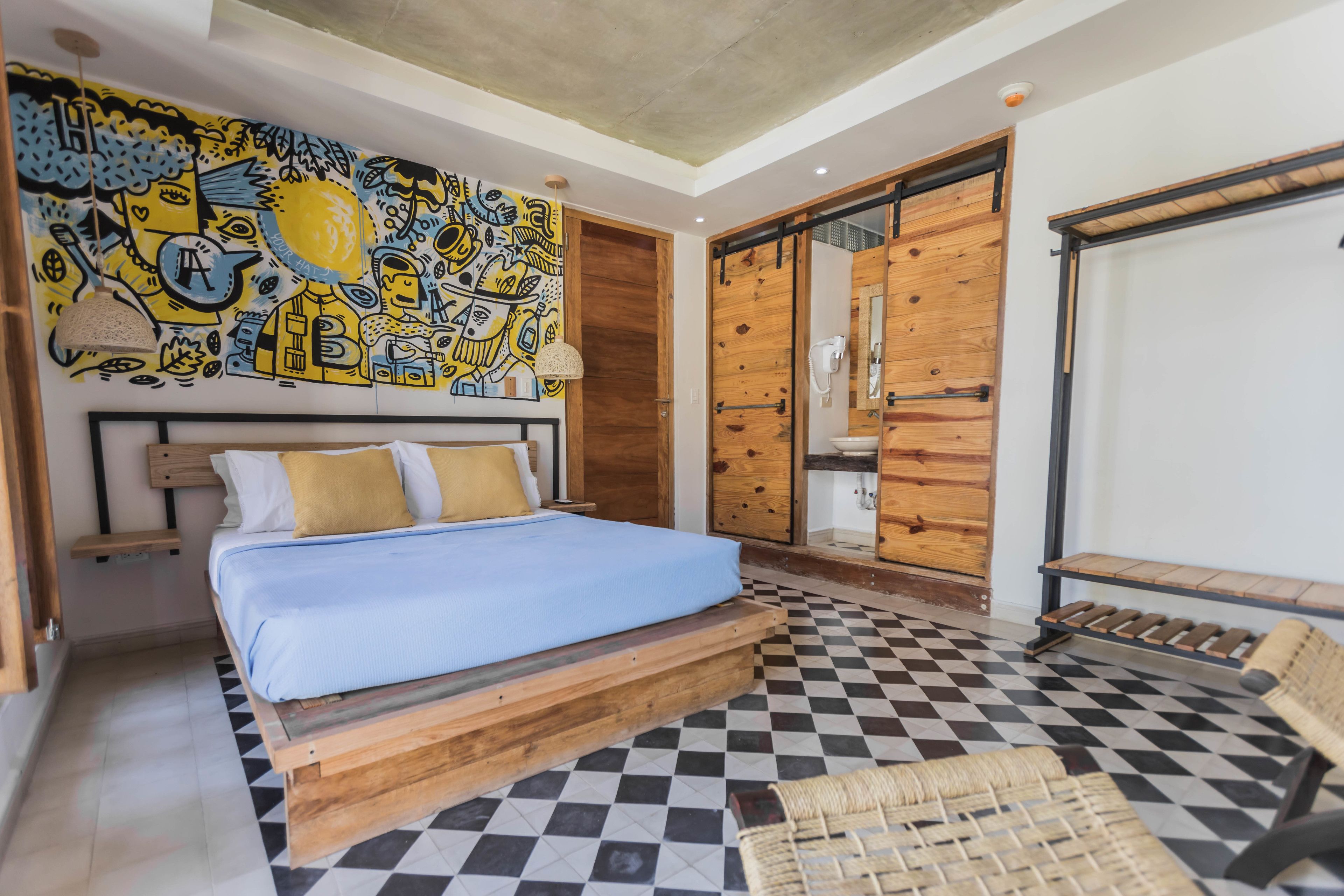 signature room | in-room safe, individually decorated, bed sheets