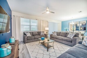 House, Multiple Beds | Living area | LED TV