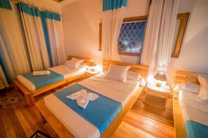 Basic Triple Room, 3 Twin Beds | Desk, free cribs/infant beds, free WiFi, bed sheets