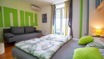 2 habitaciones, tabla de planchar con plancha y wifi gratis