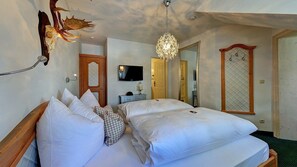 Quarto casal, 1 cama de casal | 1 quarto, roupas de cama premium, edredons de pluma