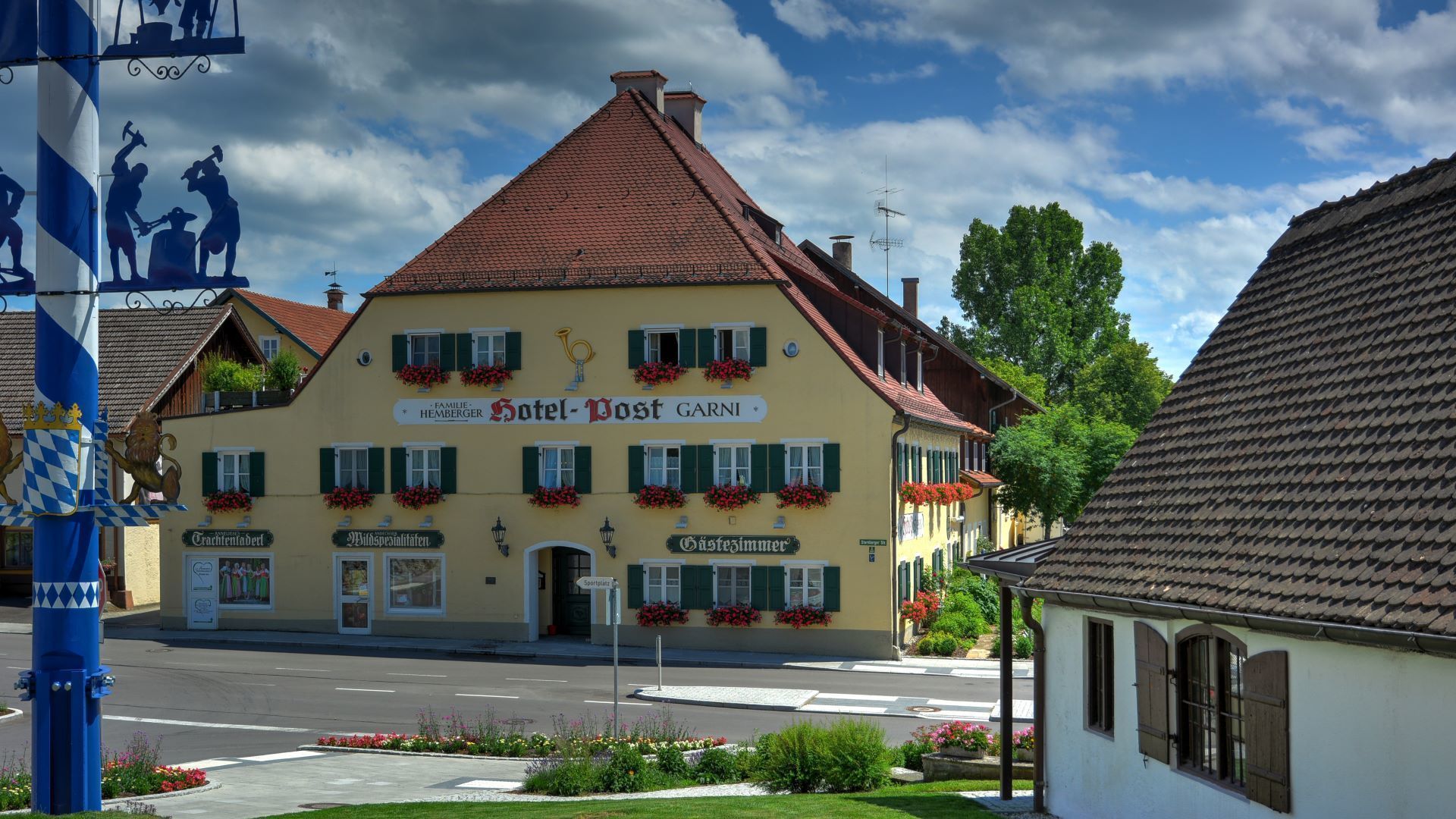 Fassade der Unterkunft