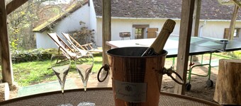 Private detached stone house overlooking a lake