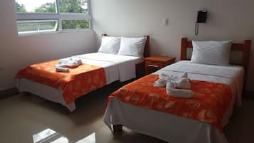 Standard Quadruple Room, 2 Double Beds, Non Smoking | Minibar, desk, laptop workspace, free WiFi