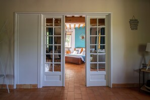 Standard Double Room, 1 Queen Bed, Non Smoking (Suite du Prieuré) | Premium bedding, individually decorated, individually furnished, desk - Le Prieure des Fontaines (Les Preaux)